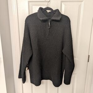 Smash + Tess x Paula Abdul Love Me Up Zip Up Sweater Midnight Black Size L